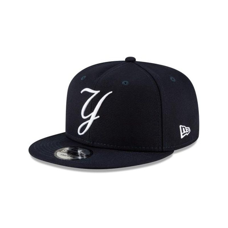 MLB New York Yankees Ligature 9Fifty Snapback (QIL5525) - Blue New Era Caps